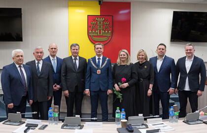 RINKIMAI. Klaipėdos meras Arvydas Vaitkus sako, kad jo suburto politinio komiteto „Ištikimi Klaipėdai“ atstovai turi planų dalyvauti ir LR Seimo rinkimuose. Vitos JUREVIČIENĖS nuotr.