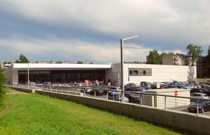 Klaipėdoje planuojama pastatyti panašaus dydžio ledo rūmus kaip Kaune, tačiau keisis jų išorė, projektas bus pritaikytas konkrečiai vietai.  „Wikipedia“ nuotr.