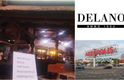 Uždarytas Delano Klaipėdos Akropolyje