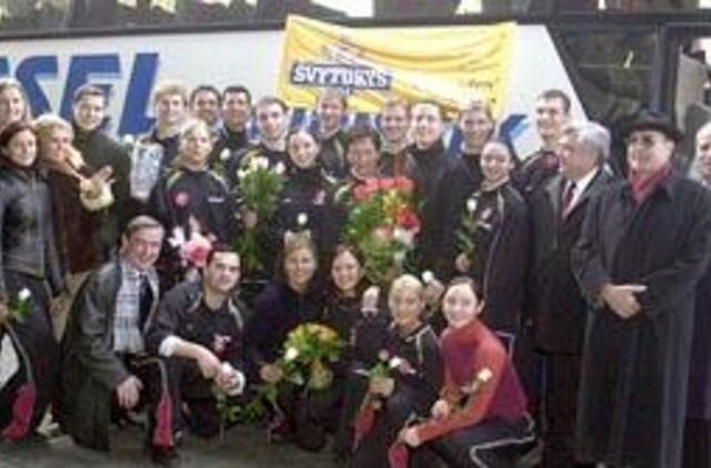 Europos čempionų sutiktuvės 