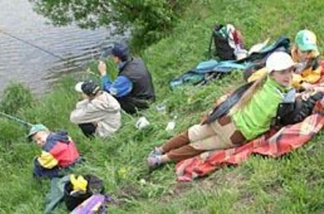 Kintuose žuvį gaudėme ir meškerėmis, ir rankomis 