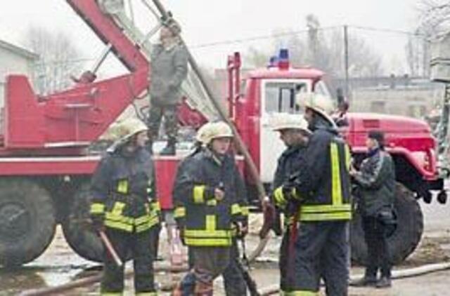 Ugniagesiai pasiruošę operatyviai pagalbai 