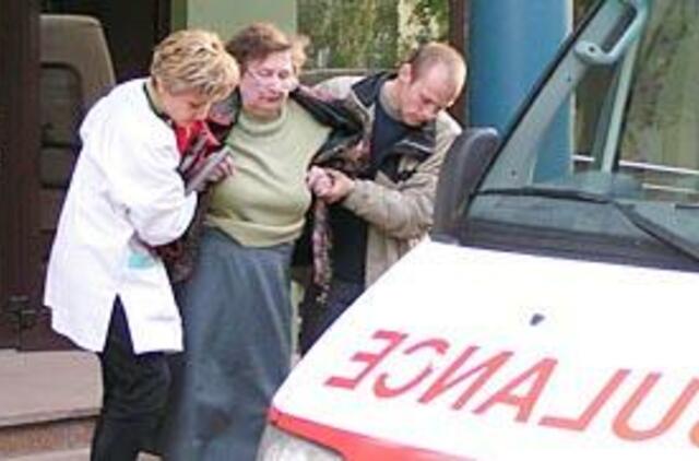 Po palankaus sprendimo pensininkė išvežta į ligoninę 