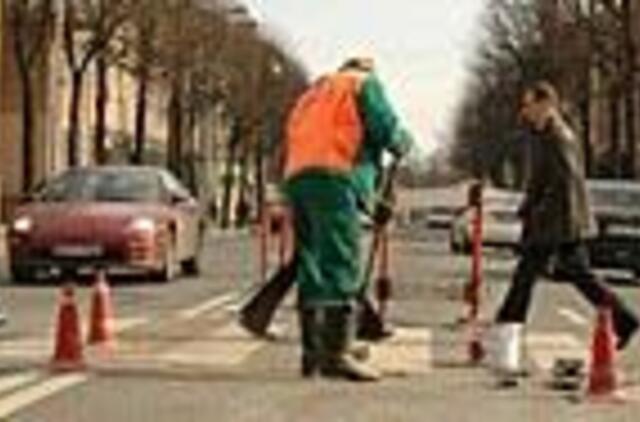 Pėsčiųjų saugumui - lemputės perėjoje 