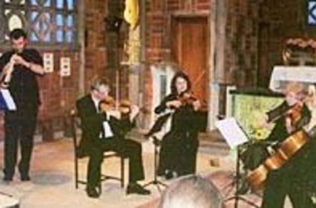 Klaipėdiečių kvartetas griežė Paryžiuje 