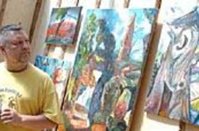 Rožinis iš akmenų - Viliaus Orvydo atminimui skirto plenero simbolis 