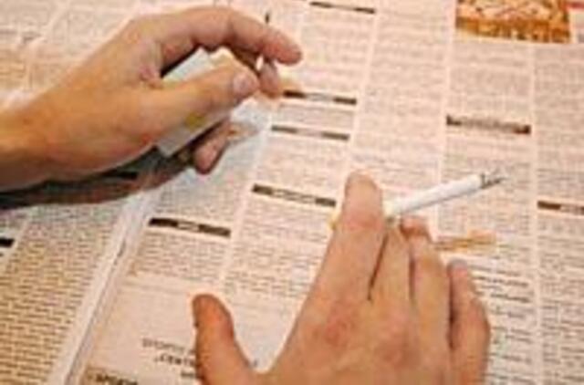 Cigaretė - užtvaras į darbo vietą 