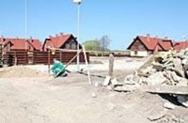 Statybos pajūryje - STT migloje 