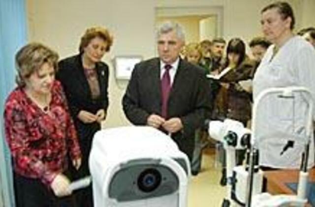 Vaikams - atnaujinti akių ligų kabinetai 