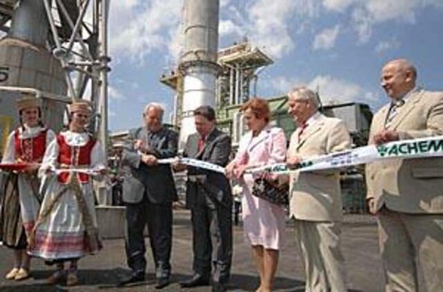 Naujas "Achemos" cechas padidins ir KLASCO krovą
