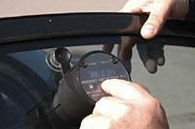 Prieš pažeidėjus - naujas ginklas