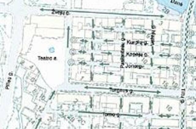 Eismas senamiestyje parūpo tik verslininkams