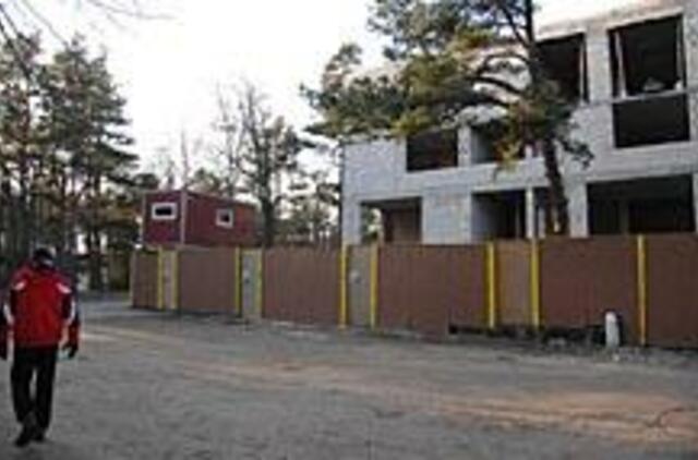 Palangoje statybos skendi chaose