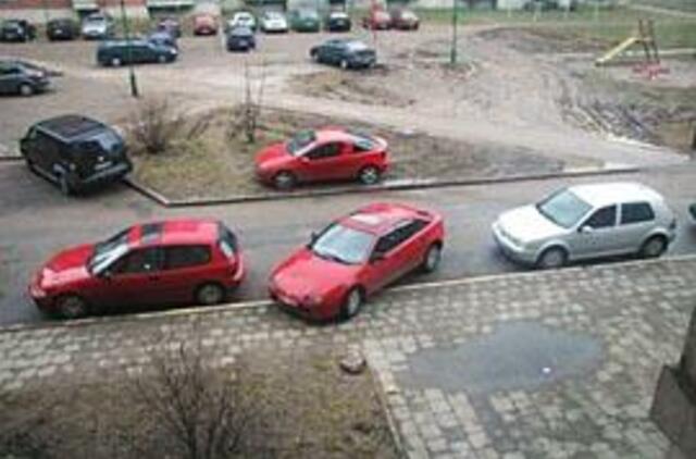 Taisyklingai pastatyti automobilį - garbės reikalas