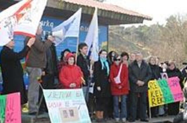 Politikai nepamiršta piketo Smiltynėje