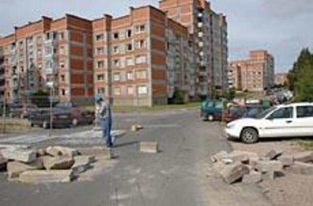 Statybos ir eismas - nesuderinama