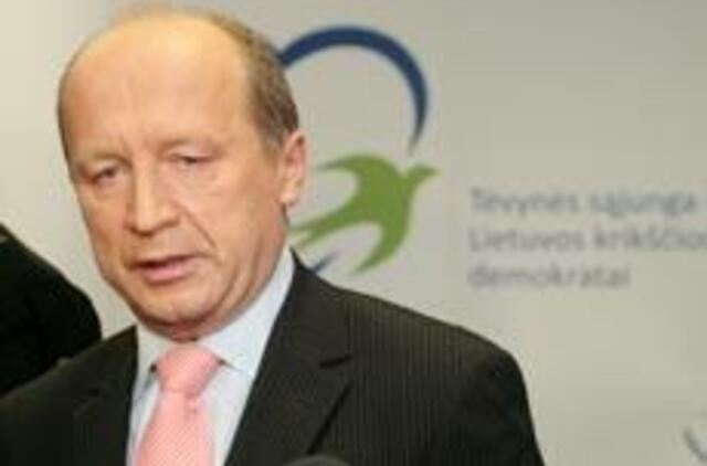 A. Kubilius tikisi formuoti valdžią, bet dėl koalicijos žada tartis tik po antrojo turo