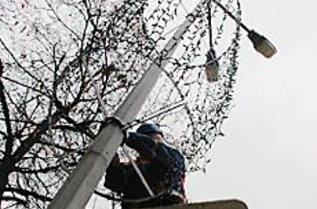 Klaipėda jau puošiama Kalėdoms