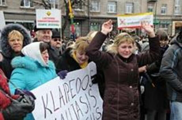 Miesto valdžia ir profsąjungos kalbėjosi be pykčio