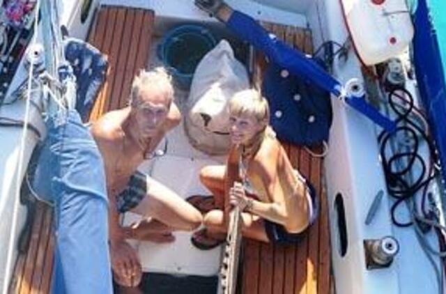 A. Varnas su "Ragaine II" stovi Panamoje