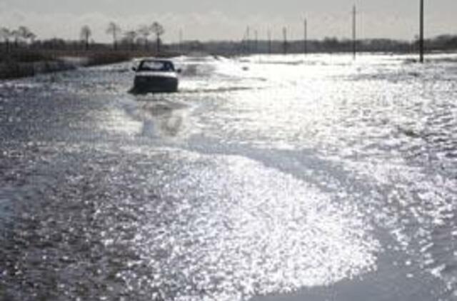 Nei potvynio, nei pinigų upių