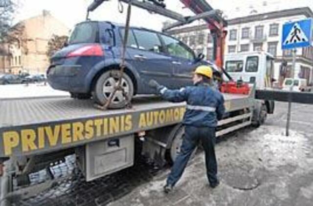 Įteisinta pažeidėjų "tampymo" tvarka