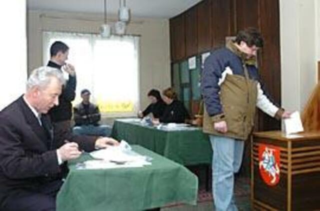 Pasiruošimas rinkimams - nesklandus 