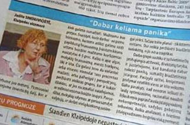 Mokyklų vadovai nori diskusijos