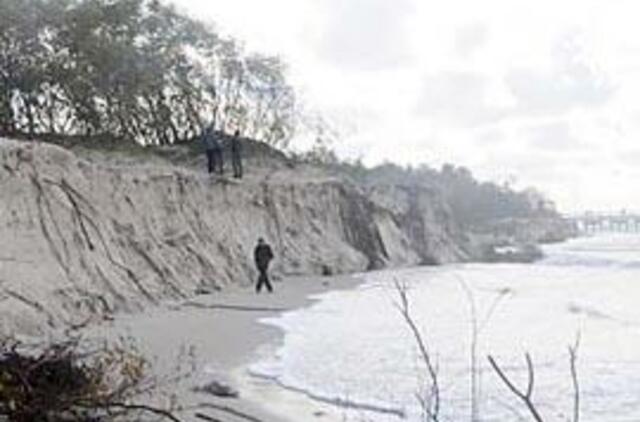 Stichija negaili pajūrio kopų