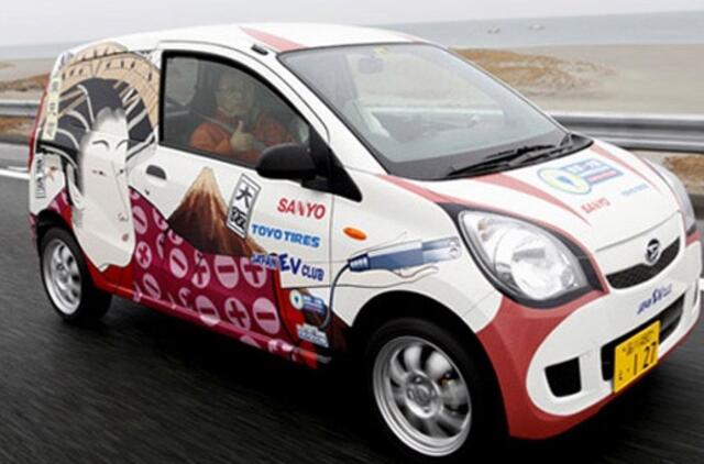 Elektromobilis ridos rekordą pagerino beveik dvigubai