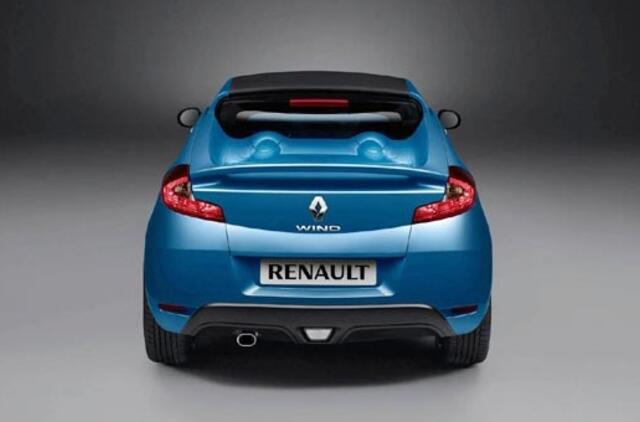 Naujasis "Renault Wind“ kabrioletas atskleidė kainą (video)