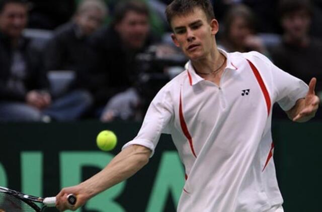 Tenisininkas L. Grigelis Italijoje iškopė į aštuntfinalį