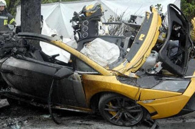 Vokietijoje – tragiškas "Lamborghini Gallardo“ bandymas
