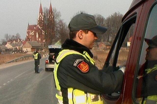 Per savaitgalį nustatyti 176 neblaivūs vairuotojai