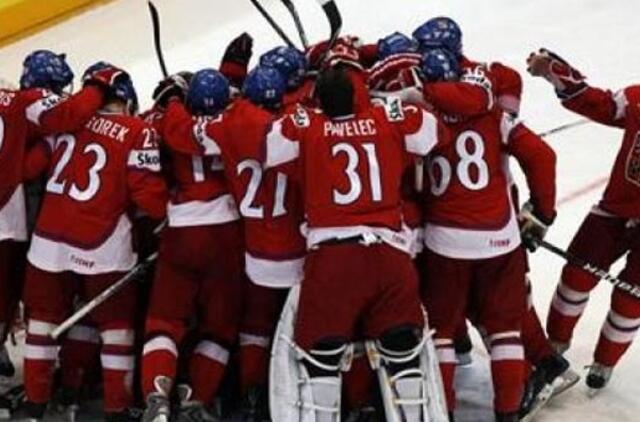 Pasaulio čempionato finale - Rusijos ir Čekijos ledo ritulininkai