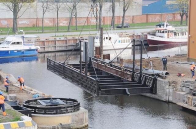 Pasukamąjį tiltelį išbandysime tik vasarą