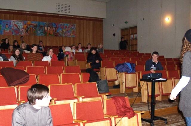 E. Balsio menų gimnazijoje - vakaras, kuris įkvepia...