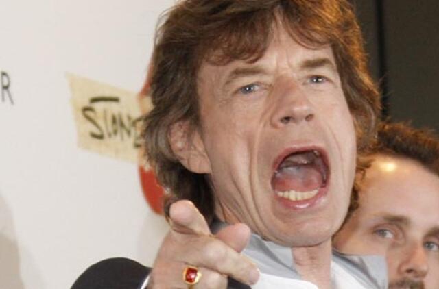 M. Džageris Kanuose pristatė filmą apie "Rolling Stones"