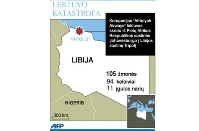 Per lėktuvo katastrofą Tripolyje liko gyvas 8 metų berniukas