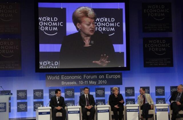 Palankumas prezidentei - stabiliai aukštas, nusivylimas premjeru - taip pat