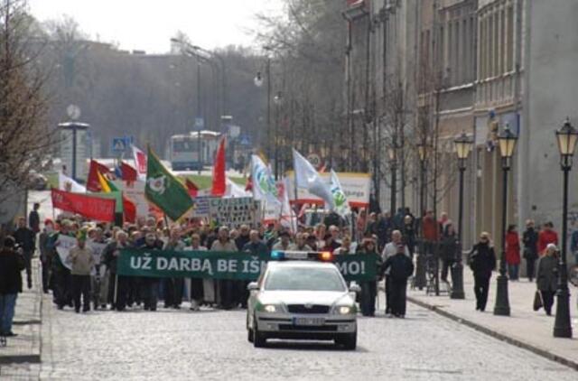 Profsąjungos kreipėsi į valdžią
