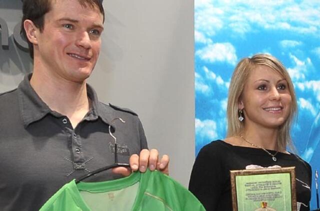 Penkiakovininkai L. Asadauskaitė ir A. Zadneprovskis susilaukė dukros