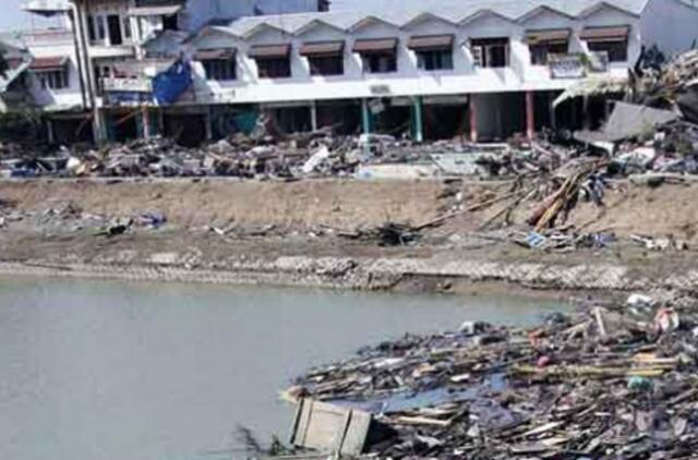 Prie Sumatros salos pakrantės įvyko smarkus žemės drebėjimas