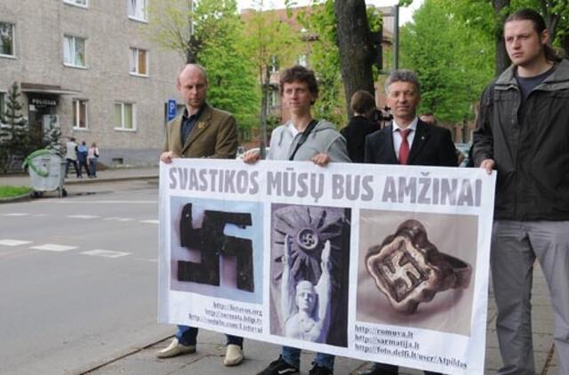 Svastikos Klaipėdoje vis dar "sukasi"