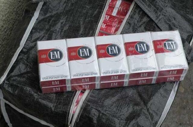 Pasieniečiams su cigaretėmis įkliuvo klaipėdietis