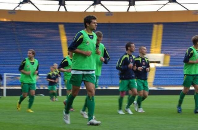 Lietuvos futbolininkai pralaimėjo ukrainiečiams 0:4