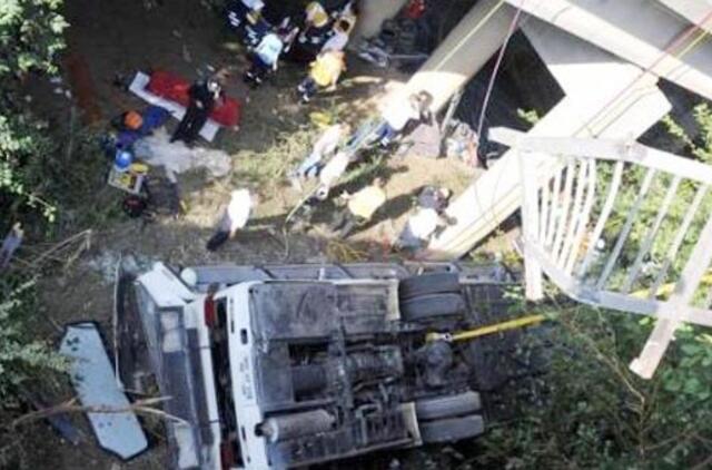 Rusai atmeta versiją, kad dėl autobuso avarijos Turkijoje kaltas užmigęs vairuotojas