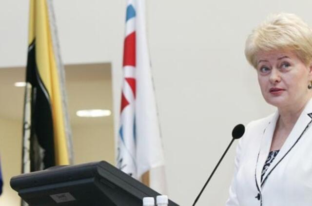 Dalia Grybauskaitė pareiškė užuojautą dėl Algirdo Brazausko mirties
