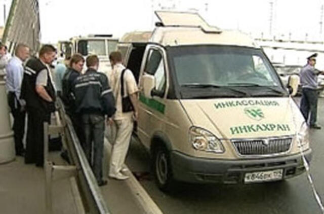 Maskvoje nužudyti trys inkasatoriai (video)