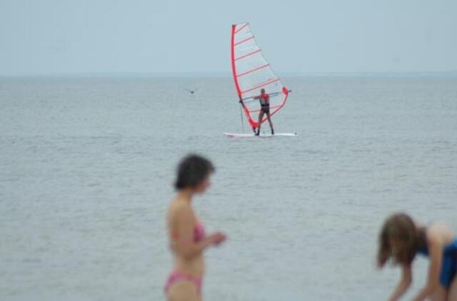 Neringos paplūdimiuose – aktyvaus sporto zonos